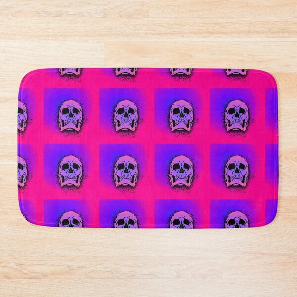 Item preview, Bisexual Pride Flag with Grunge Skull Skeleton Bones - Distressed Punk Rock Goth Halloween designed and sold by srhosterman.