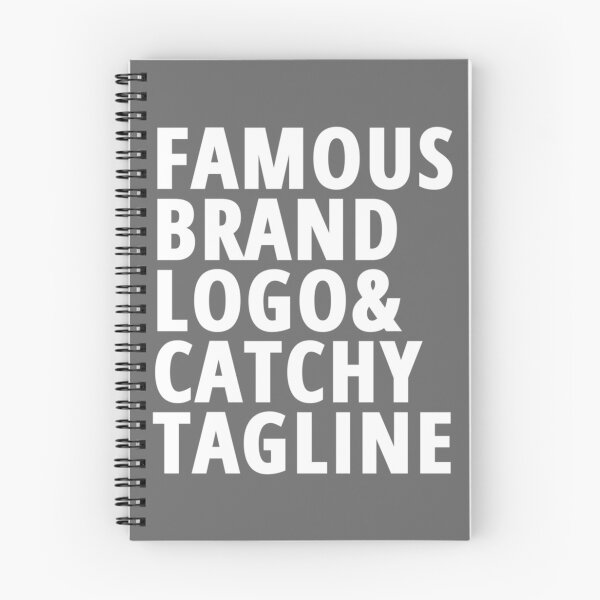 Item preview, Famous Brand Logo  Catchy Tagline  designed and sold by DanutagBianchi.