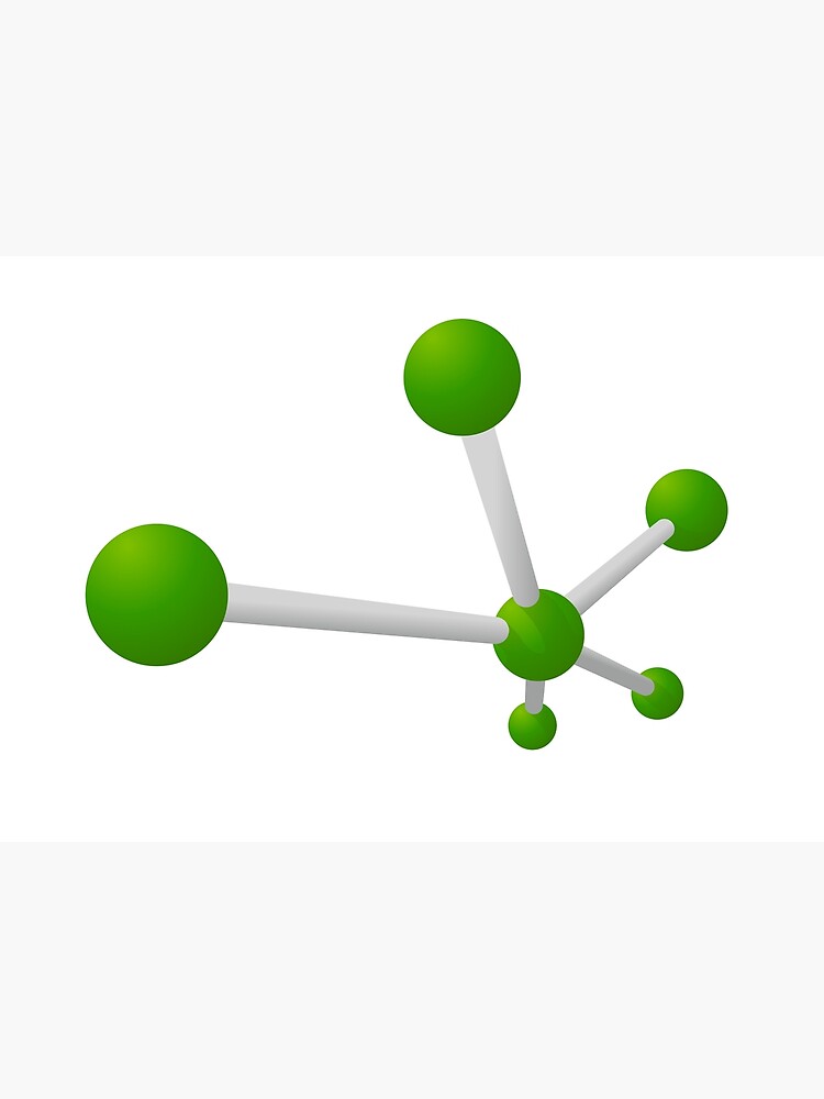 Discover Molecule Connection | Joined Atoms Premium Matte Vertical Poster