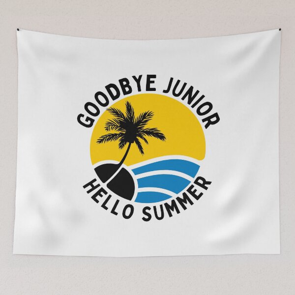 Item preview, Funny Quote For Last Day Of School: Goodbye Junior Hello Summer designed and sold by AmeliaStore1.