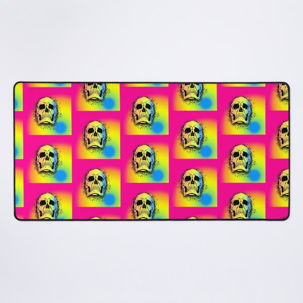 Item preview, Pansexual Flag with Grunge Skull Skeleton Bones - Distressed Punk Rock Goth Halloween designed and sold by srhosterman.