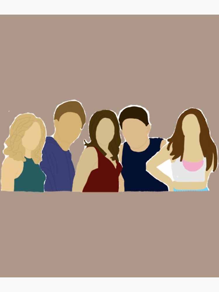 "One Tree Hill cast " Poster for Sale by DaisyChain1DS Redbubble