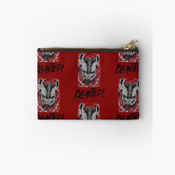 Item preview, Blunted-  White Rhino smoking a blunt-  420 Stoner Design  Red Accents designed and sold by YomeHayin.