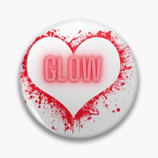 Item preview, Glow with painted heart  designed and sold by Creative photos and art.