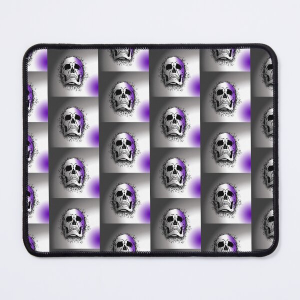Item preview, Asexual Flag with Grunge Skull Skeleton Bones - Distressed Punk Rock Goth Halloween designed and sold by srhosterman.