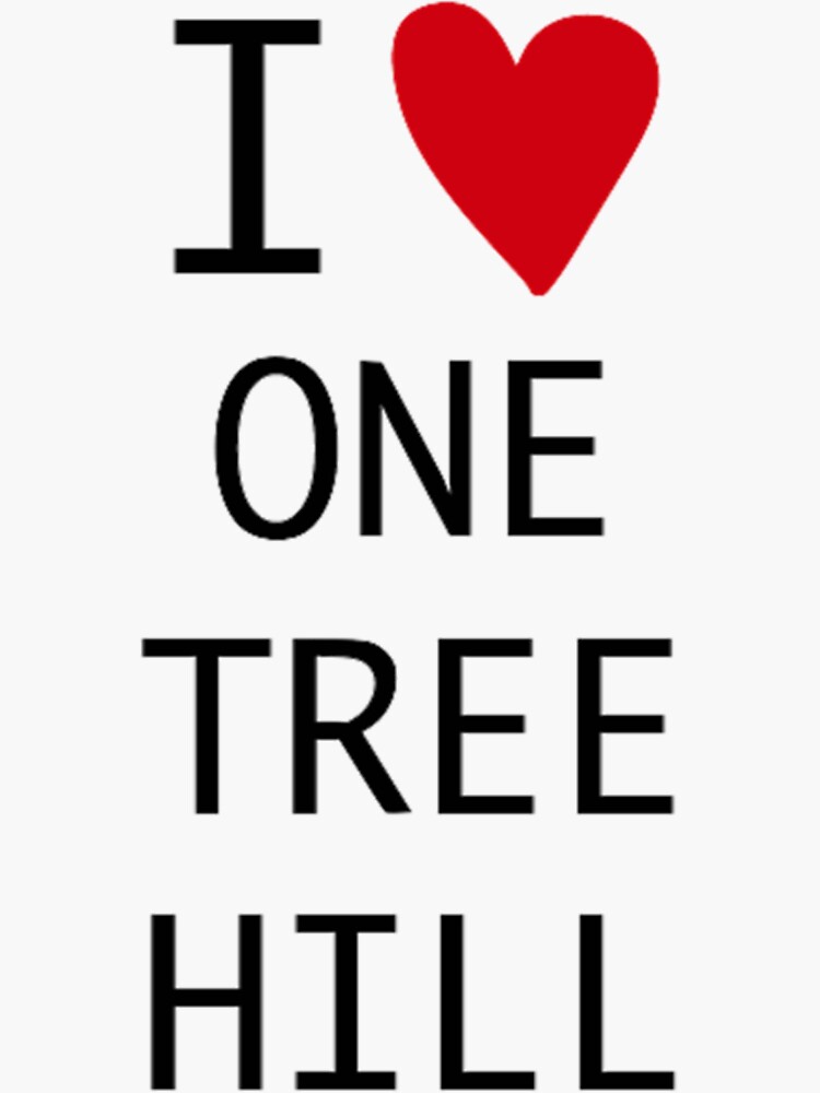 "one tree hill design " Sticker for Sale by DaisyChain1DS Redbubble