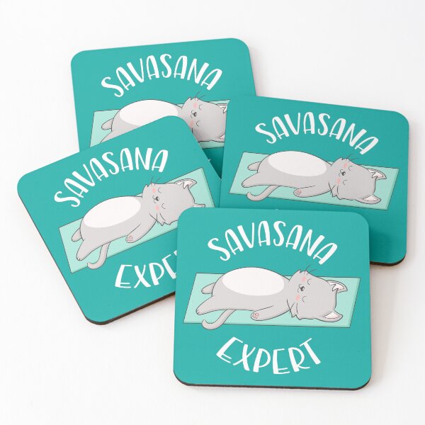 Item preview, Savasana Expert. Teal and Aqua designed and sold by FocusAndFlow.