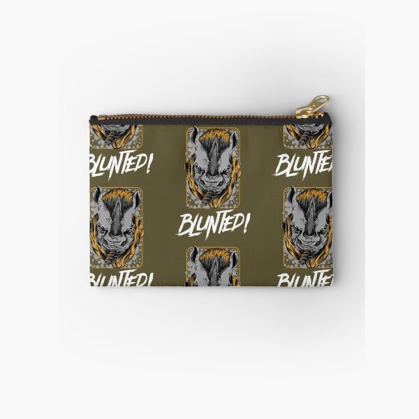 Item preview, Blunted-  White Rhino smoking a blunt-  420 Stoner Design  Orange Accents designed and sold by YomeHayin.