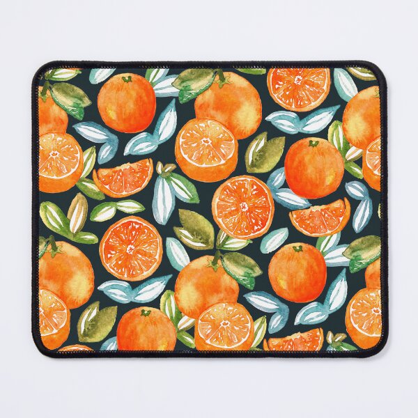 Item preview, Oranges On Navy  designed and sold by TigaTiga.