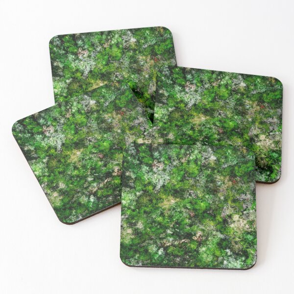 Item preview, Damp green rocks designed and sold by Keith Mills.