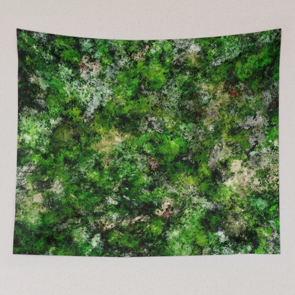 Item preview, Damp green rocks designed and sold by Keith Mills.