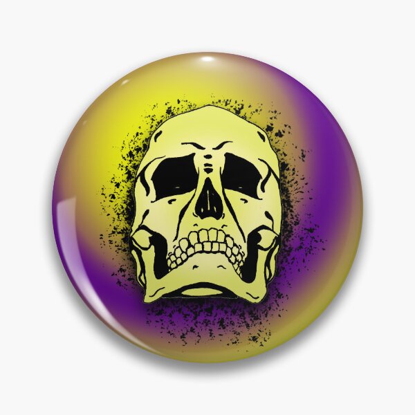 Item preview, Intersex Flag with Grunge Skull Skeleton Bones - Distressed Punk Rock Goth Halloween designed and sold by srhosterman.