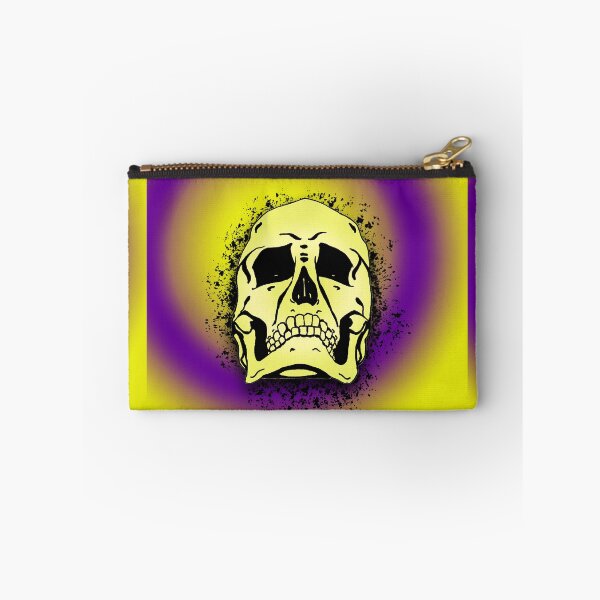 Item preview, Intersex Flag with Grunge Skull Skeleton Bones - Distressed Punk Rock Goth Halloween designed and sold by srhosterman.