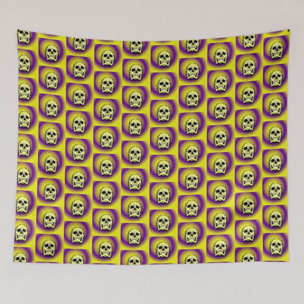 Item preview, Intersex Flag with Grunge Skull Skeleton Bones - Distressed Punk Rock Goth Halloween designed and sold by srhosterman.
