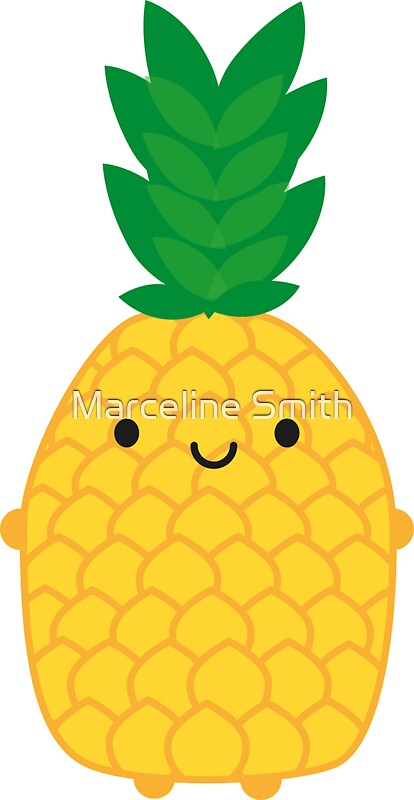 "Kawaii Pineapple" Stickers by Marceline Smith | Redbubble