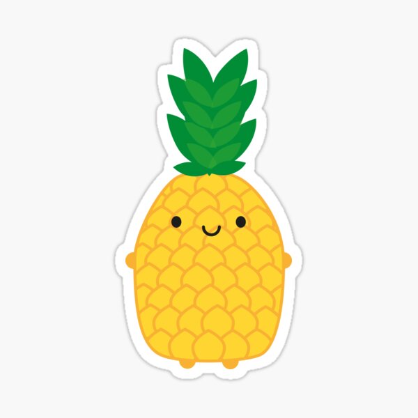 Kawaii Pineapple Sticker