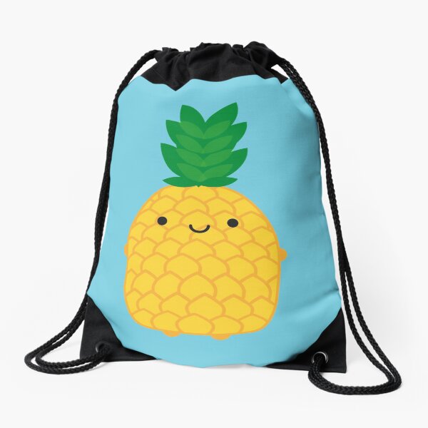 Kawaii Pineapple Drawstring Bag
