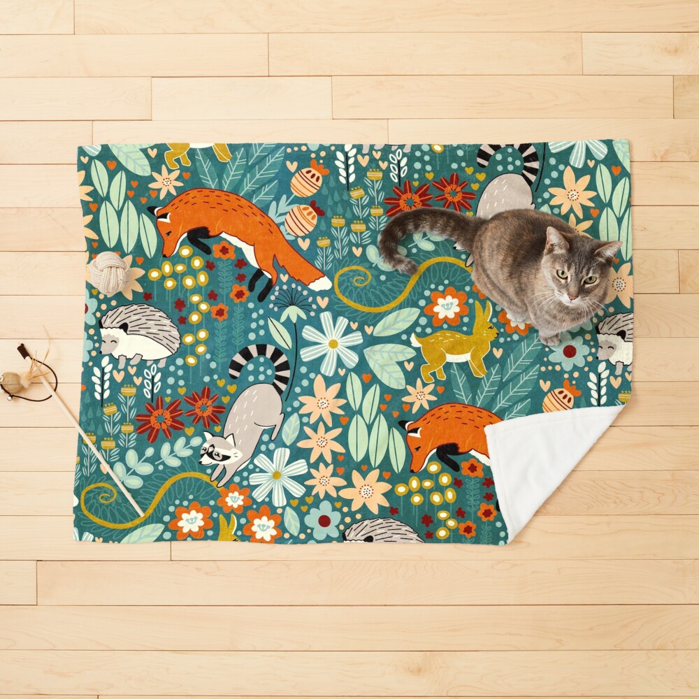Vista previa del artículo con la obra «Manta para mascotas», diseñado y vendido por TigaTiga.