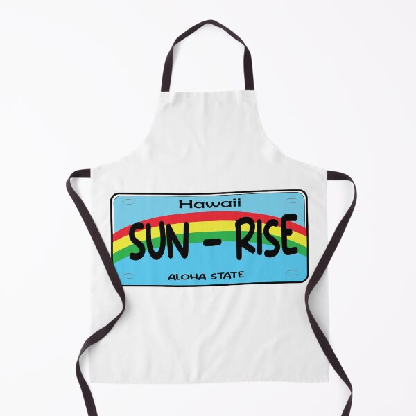 Item preview, Hawaii Sun Rise License Plate designed and sold by PraArts2002.