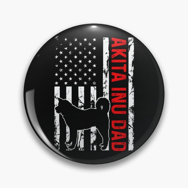 Item preview, Vintage Akita Inu Dad American Flag - Akita Inu Dog Breed Lover designed and sold by tjred01.