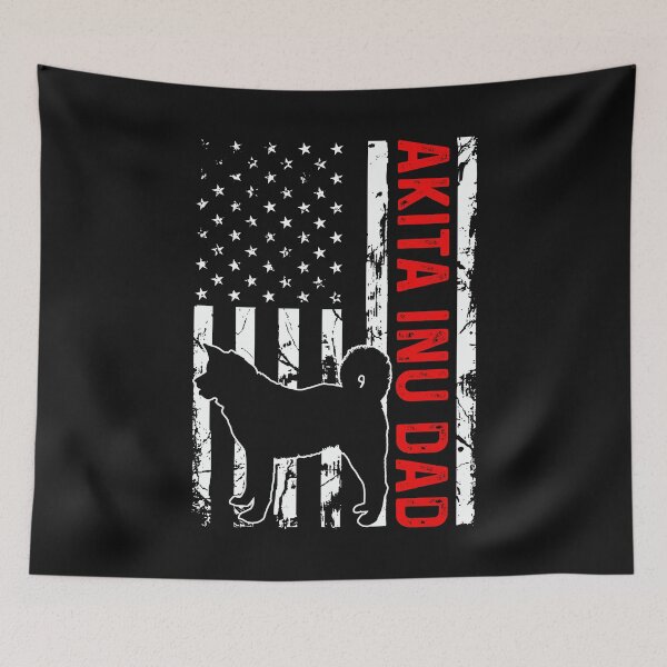 Item preview, Vintage Akita Inu Dad American Flag - Akita Inu Dog Breed Lover designed and sold by tjred01.