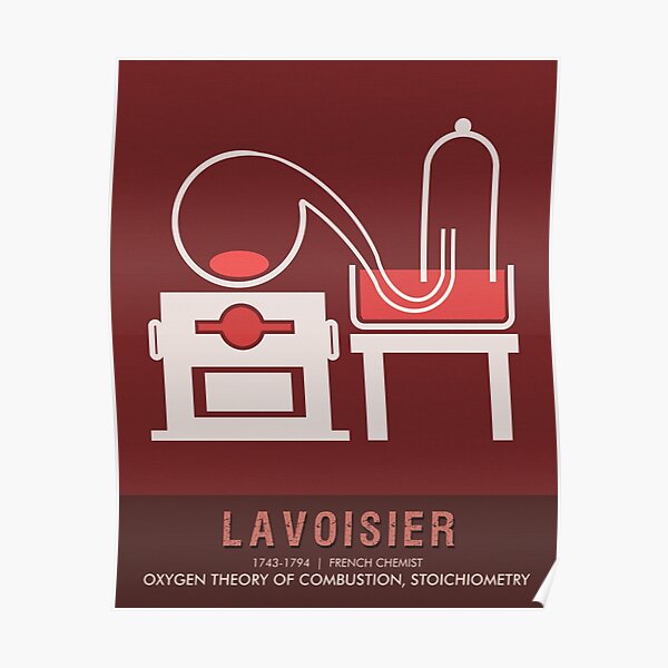 Poster Lavoisier Redbubble