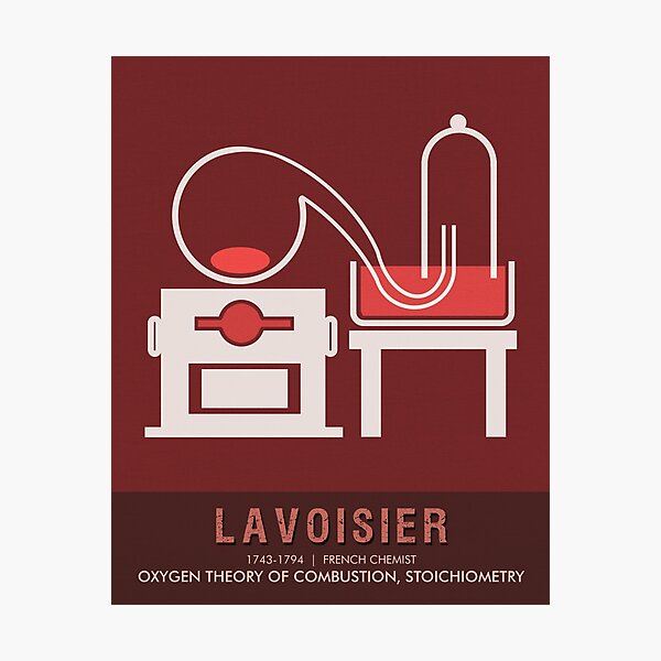 Artikel-Vorschau von Wissenschaft Poster - Antoine Lavoisier - Chemiker, designt und verkauft von Studio Grafiikka.