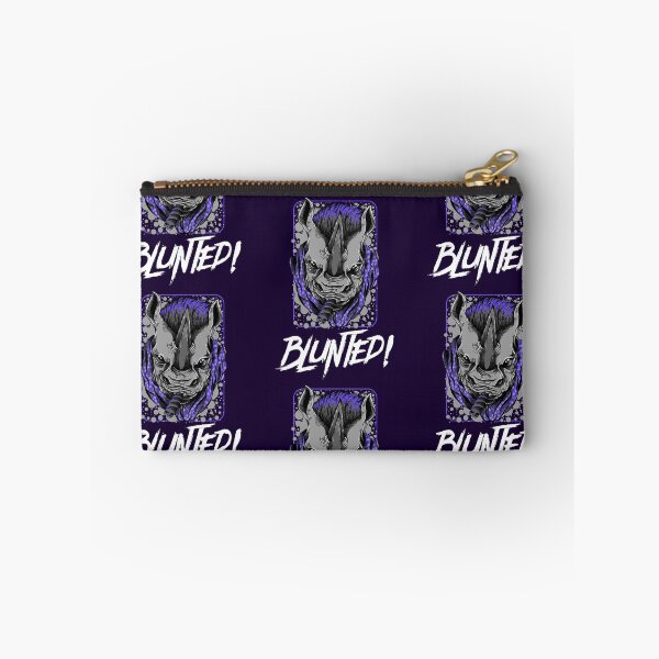 Item preview, Blunted-  White Rhino smoking a blunt-  420 Stoner Design  Purple Accents designed and sold by YomeHayin.