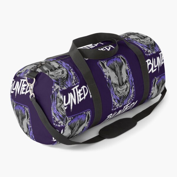Item preview, Blunted-  White Rhino smoking a blunt-  420 Stoner Design  Purple Accents designed and sold by YomeHayin.