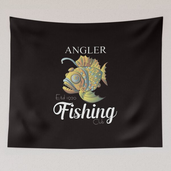 Item preview, Angler Fishing Club Sign designed and sold by karyalangit.