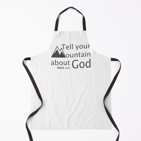 Item preview, Christian Design - Tell Your Mountain About God - Mark 11:23 designed and sold by simplydesignart.