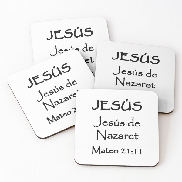 Item preview, Matthew 21:11 Jesus of Nazareth Spanish Bible Verse designed and sold by NombresDeJesus.