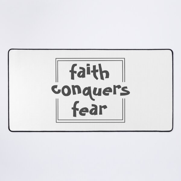 Artikelvorschau, Christian Design - Faith Conquers Fear entworfen und verkauft von simplydesignart.