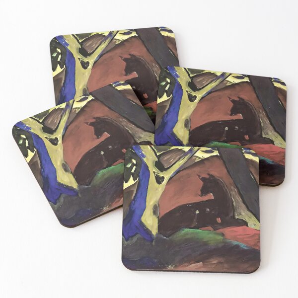 Artikelvorschau, Crouching Deer by Franz Marc entworfen und verkauft von WonderweissStudio.