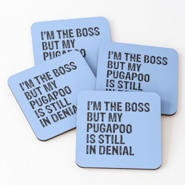 Item preview, I'm The Boss But My Pugapoo Still In Denial designed and sold by Guarddogdrive.
