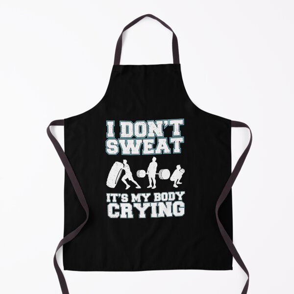 Item preview, I Don't Sweat Funny Workout Sweating For Fitness Enthusiasts designed and sold by StrongShirts.