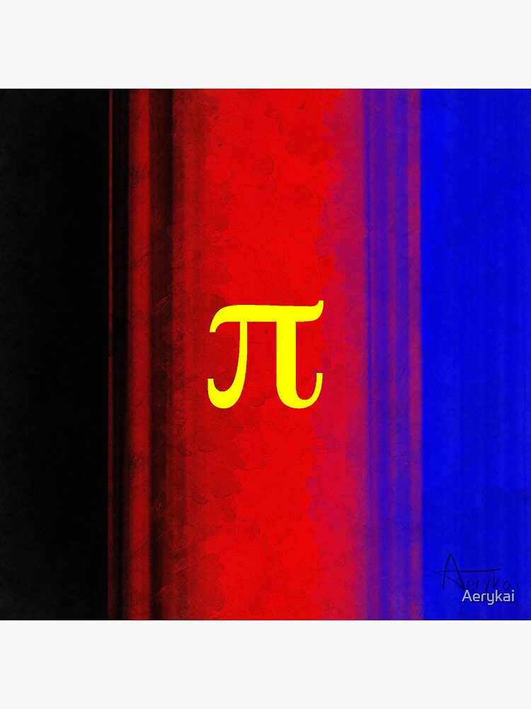 "Polyam Pride Flag with Pi Symbol" Art Print for Sale by Aerykai