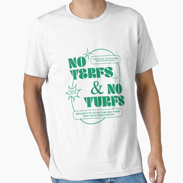 Item preview, No Terfs and No Turfs Trans Rights LGBTQ Human Equality designed and sold by PhyllisDaye.