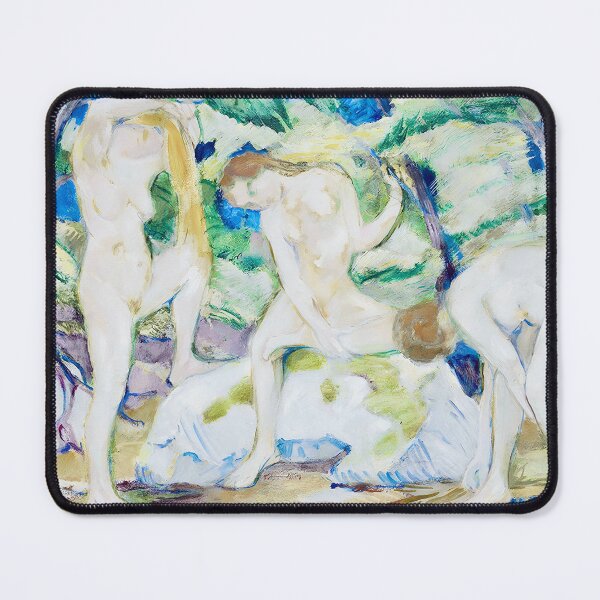 Artikelvorschau, Bathing Girls by Franz Marc entworfen und verkauft von WonderweissStudio.