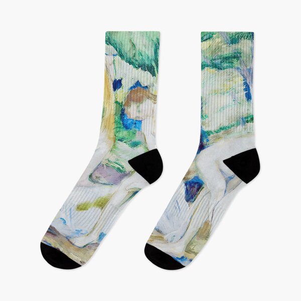 Item preview, Bathing Girls by Franz Marc designed and sold by WonderweissStudio.