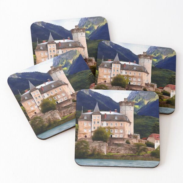 Item preview, Chateau de Duingt (Painting) designed and sold by cmphotographs.