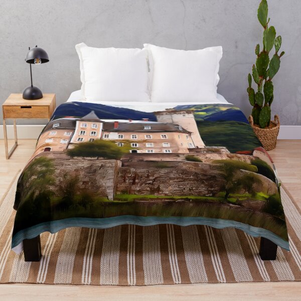 Item preview, Chateau de Duingt (Painting) designed and sold by cmphotographs.