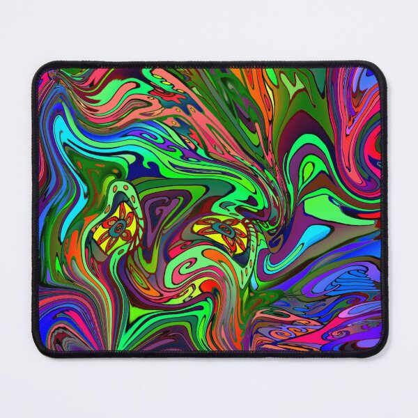 Item preview, Converging Colorful Swirls Psychedelic Pattern designed and sold by Deborah Camp.