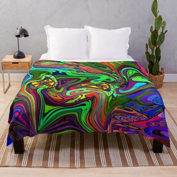 Item preview, Converging Colorful Swirls Psychedelic Pattern designed and sold by Deborah Camp.