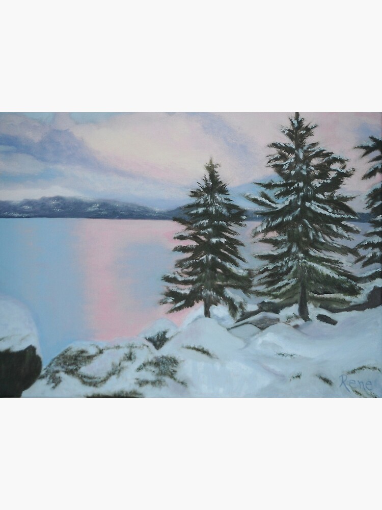 Winter Solstice Sunset Painting by irenebernhardt