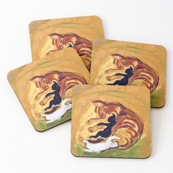 Item preview, Cat with Kittens by Franz Marc designed and sold by WonderweissStudio.