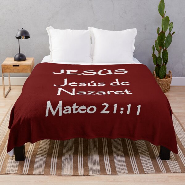Item preview, Matthew 21:11 Jesus of Nazareth Spanish Bible Verse designed and sold by NombresDeJesus.