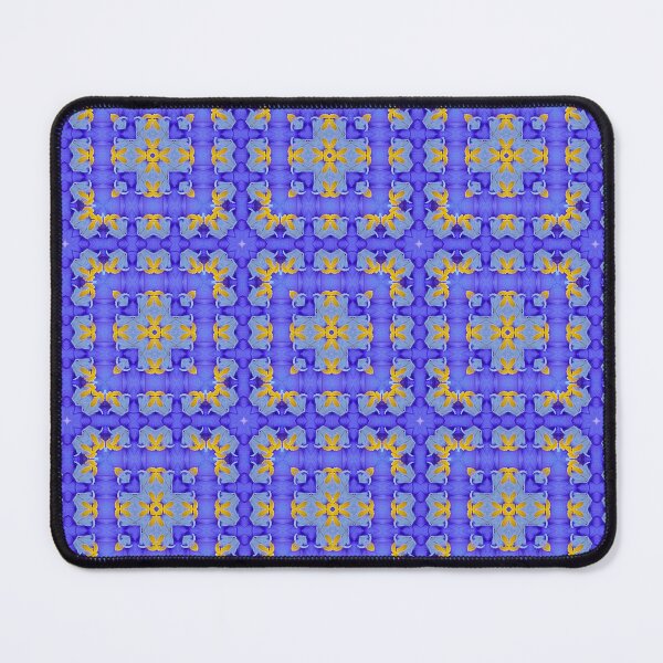 Item preview, Syringodea Longituba 1.8 - Regal Blue and Yellow Tilework Repeat Pattern designed and sold by FRLF.