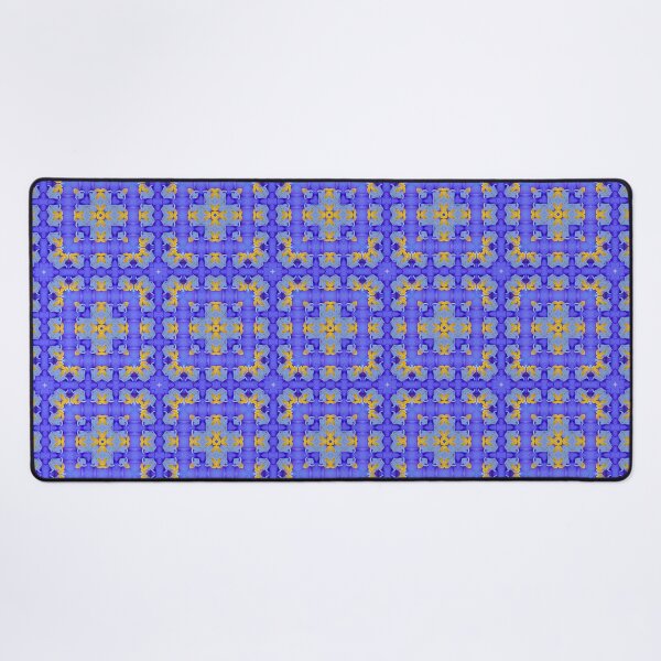 Item preview, Syringodea Longituba 1.8 - Regal Blue and Yellow Tilework Repeat Pattern designed and sold by FRLF.