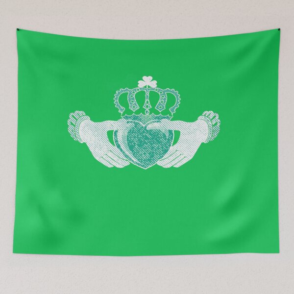 Item preview, Irish Claddagh Ring Love Loyalty Friendship Celtic Pattern designed and sold by funnytshirtemp.